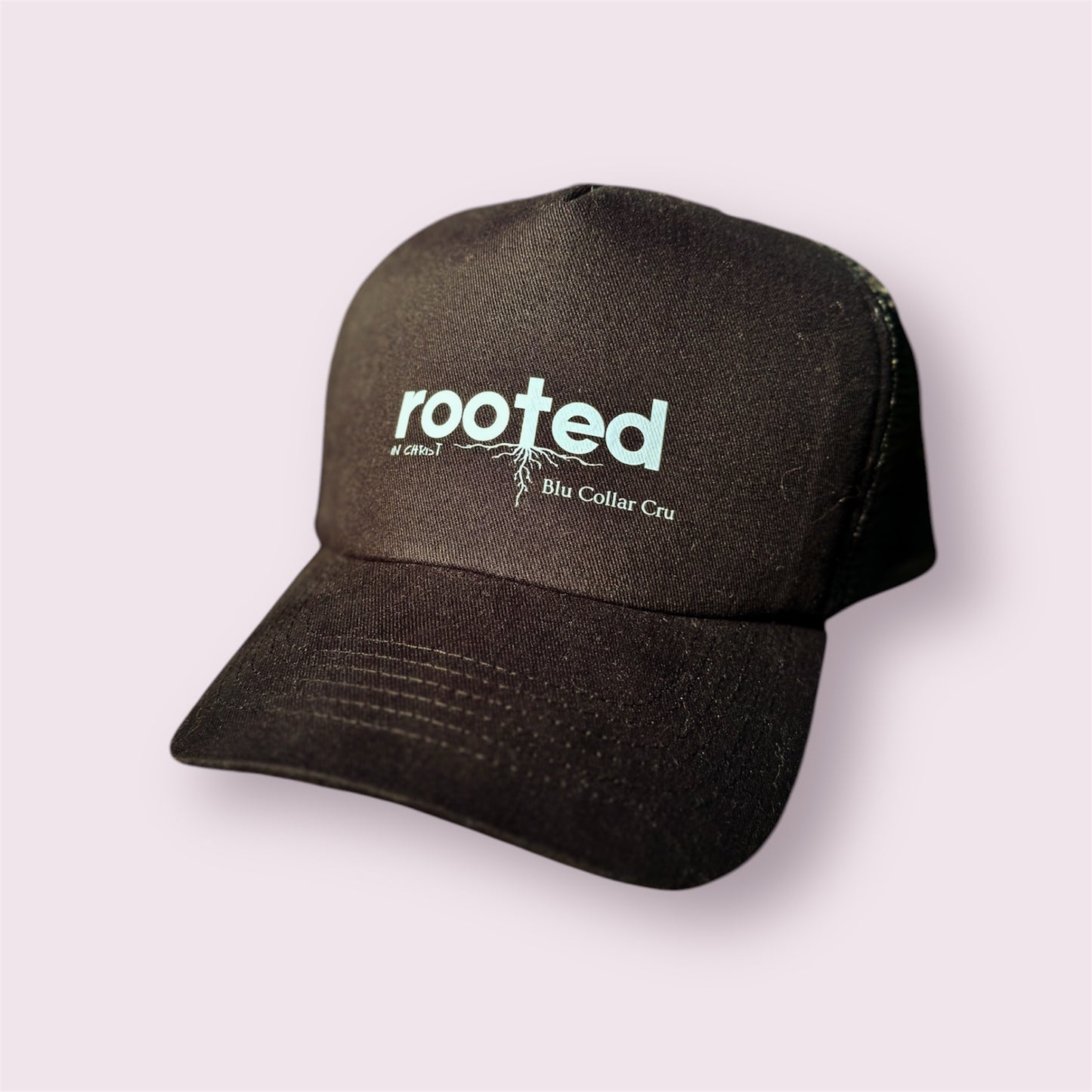 Blu Collar Rooted In Christ Hat